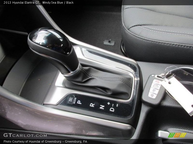 Windy Sea Blue / Black 2013 Hyundai Elantra GT