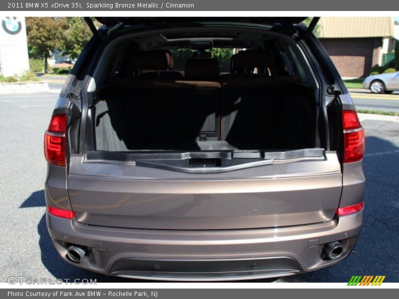 Sparkling Bronze Metallic / Cinnamon 2011 BMW X5 xDrive 35i