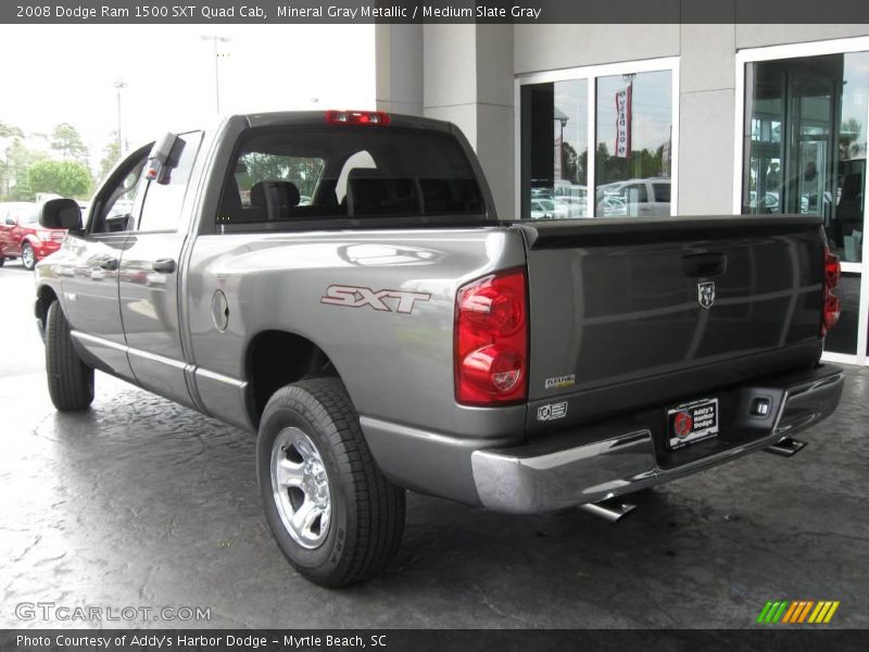 Mineral Gray Metallic / Medium Slate Gray 2008 Dodge Ram 1500 SXT Quad Cab