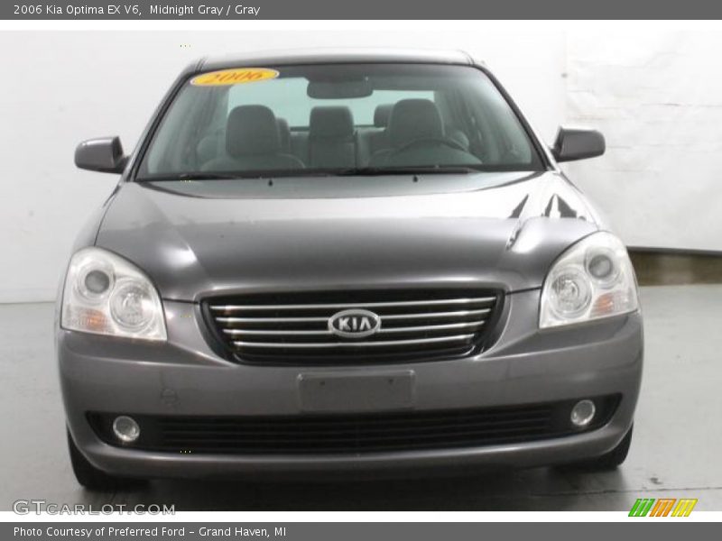 Midnight Gray / Gray 2006 Kia Optima EX V6