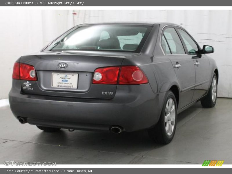 Midnight Gray / Gray 2006 Kia Optima EX V6