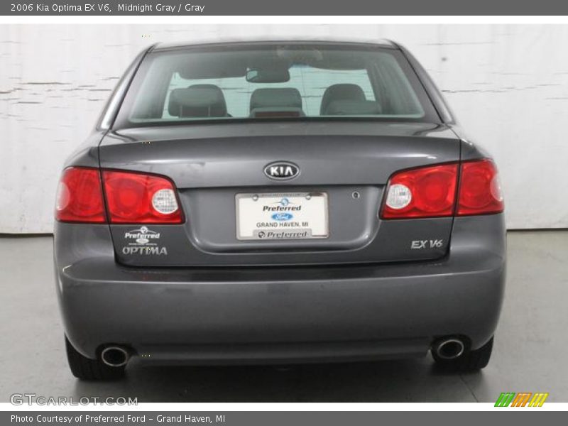 Midnight Gray / Gray 2006 Kia Optima EX V6
