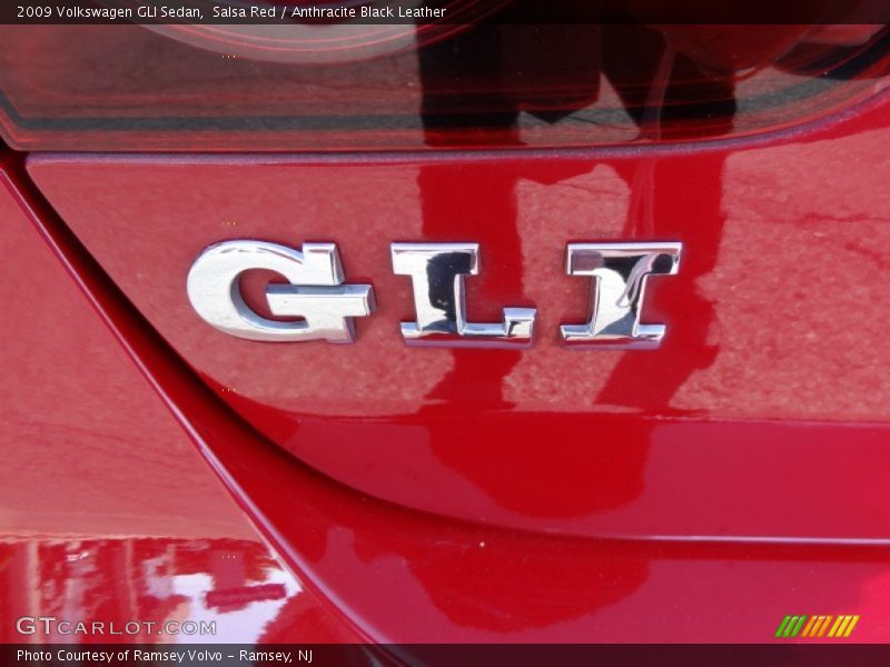 Salsa Red / Anthracite Black Leather 2009 Volkswagen GLI Sedan