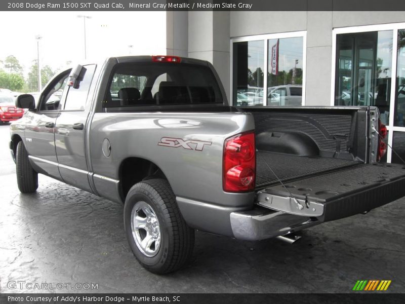 Mineral Gray Metallic / Medium Slate Gray 2008 Dodge Ram 1500 SXT Quad Cab