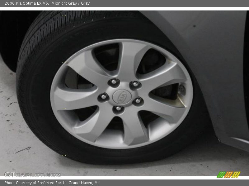 Midnight Gray / Gray 2006 Kia Optima EX V6
