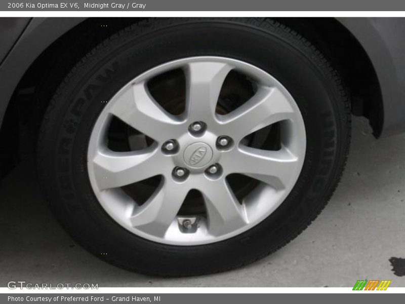 Midnight Gray / Gray 2006 Kia Optima EX V6
