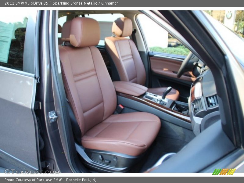 Sparkling Bronze Metallic / Cinnamon 2011 BMW X5 xDrive 35i