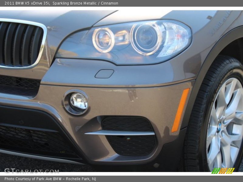 Sparkling Bronze Metallic / Cinnamon 2011 BMW X5 xDrive 35i