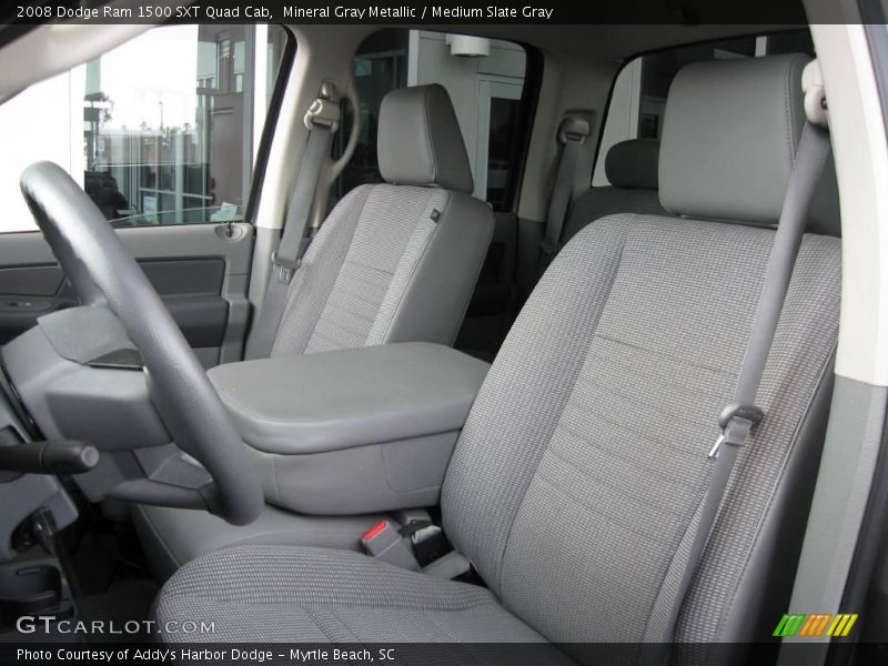 Mineral Gray Metallic / Medium Slate Gray 2008 Dodge Ram 1500 SXT Quad Cab