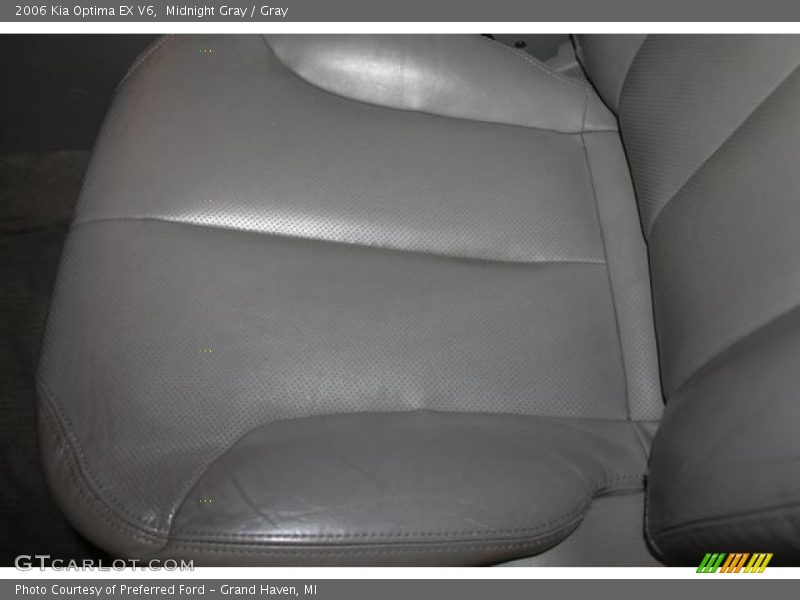 Midnight Gray / Gray 2006 Kia Optima EX V6