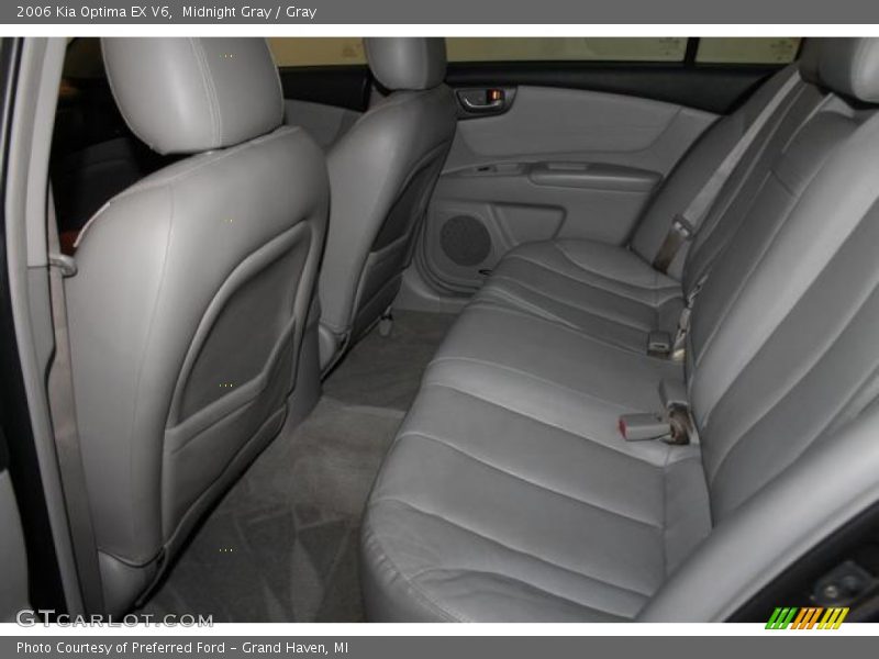 Midnight Gray / Gray 2006 Kia Optima EX V6