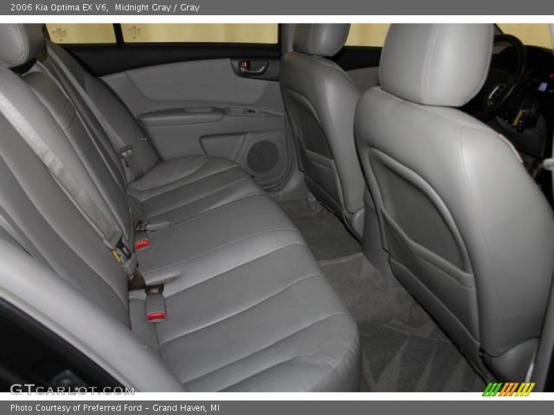 Midnight Gray / Gray 2006 Kia Optima EX V6