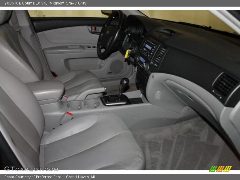 Midnight Gray / Gray 2006 Kia Optima EX V6