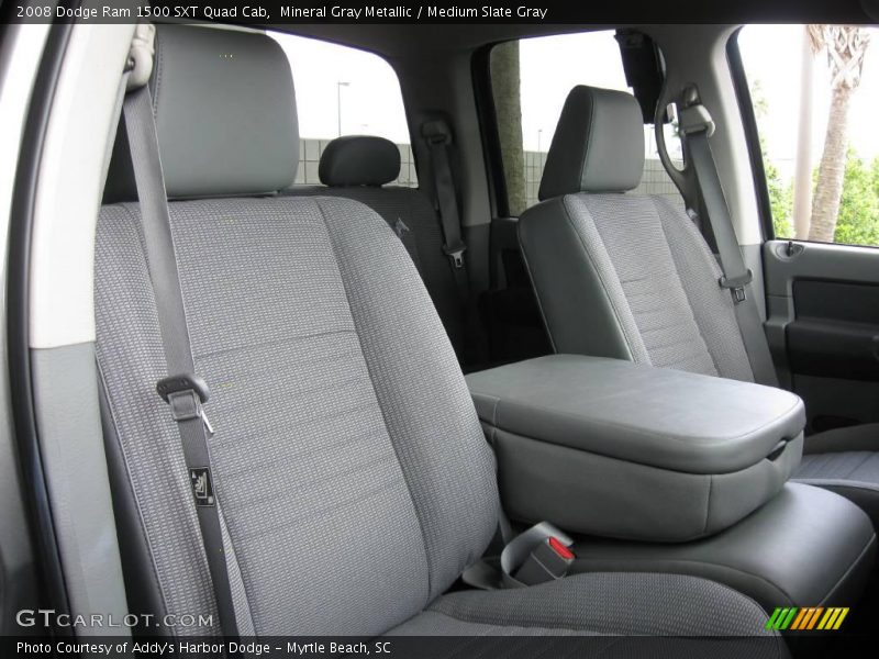 Mineral Gray Metallic / Medium Slate Gray 2008 Dodge Ram 1500 SXT Quad Cab