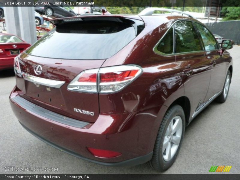Claret Mica / Parchment 2014 Lexus RX 350 AWD