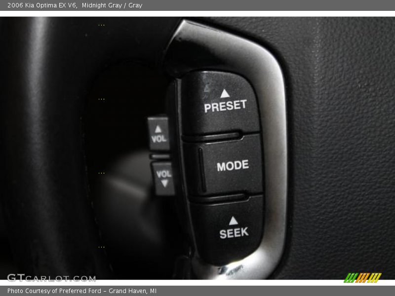 Midnight Gray / Gray 2006 Kia Optima EX V6