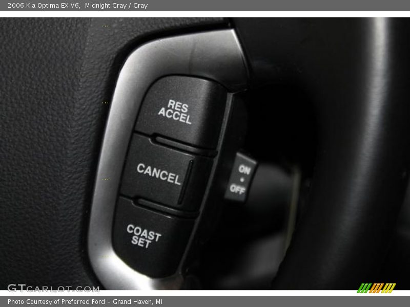 Midnight Gray / Gray 2006 Kia Optima EX V6