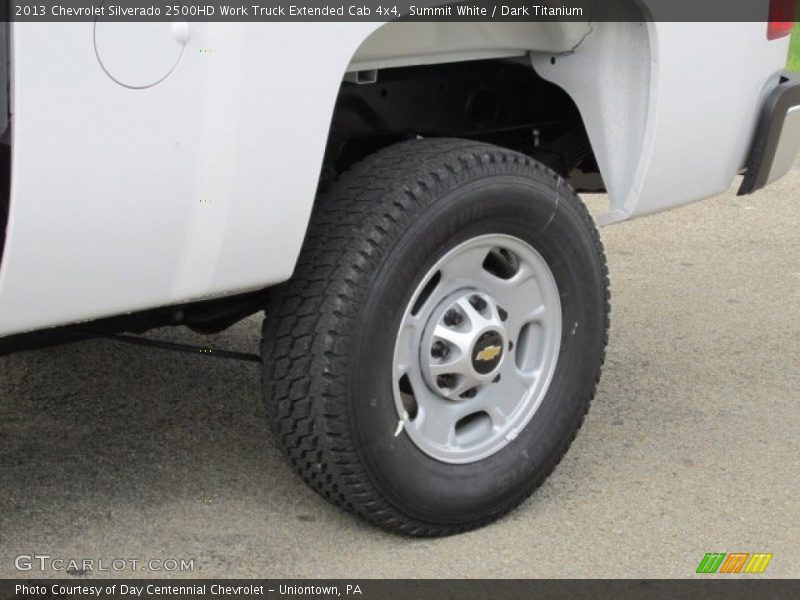 Summit White / Dark Titanium 2013 Chevrolet Silverado 2500HD Work Truck Extended Cab 4x4