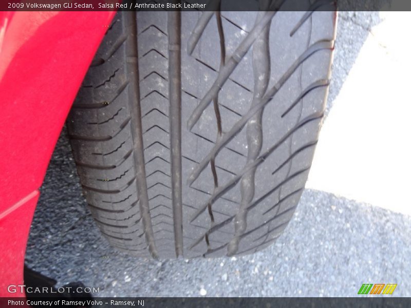 Salsa Red / Anthracite Black Leather 2009 Volkswagen GLI Sedan