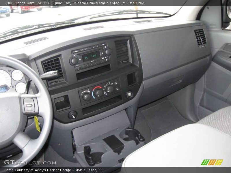 Mineral Gray Metallic / Medium Slate Gray 2008 Dodge Ram 1500 SXT Quad Cab