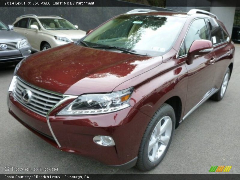 Front 3/4 View of 2014 RX 350 AWD