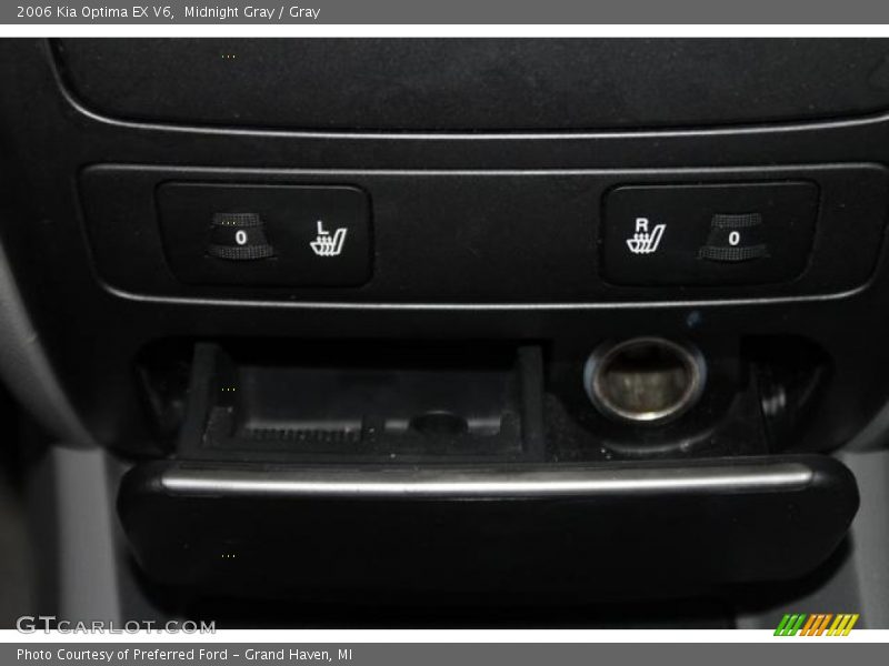Midnight Gray / Gray 2006 Kia Optima EX V6