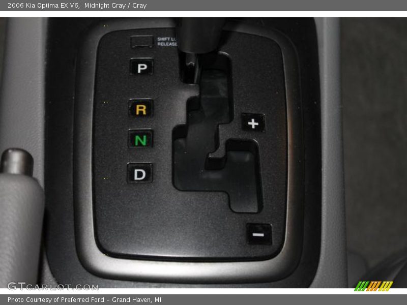Midnight Gray / Gray 2006 Kia Optima EX V6