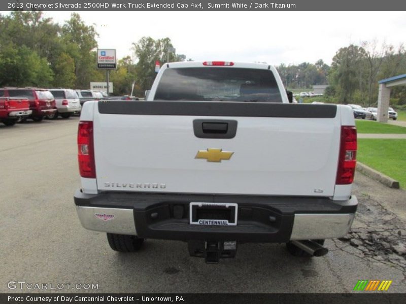 Summit White / Dark Titanium 2013 Chevrolet Silverado 2500HD Work Truck Extended Cab 4x4