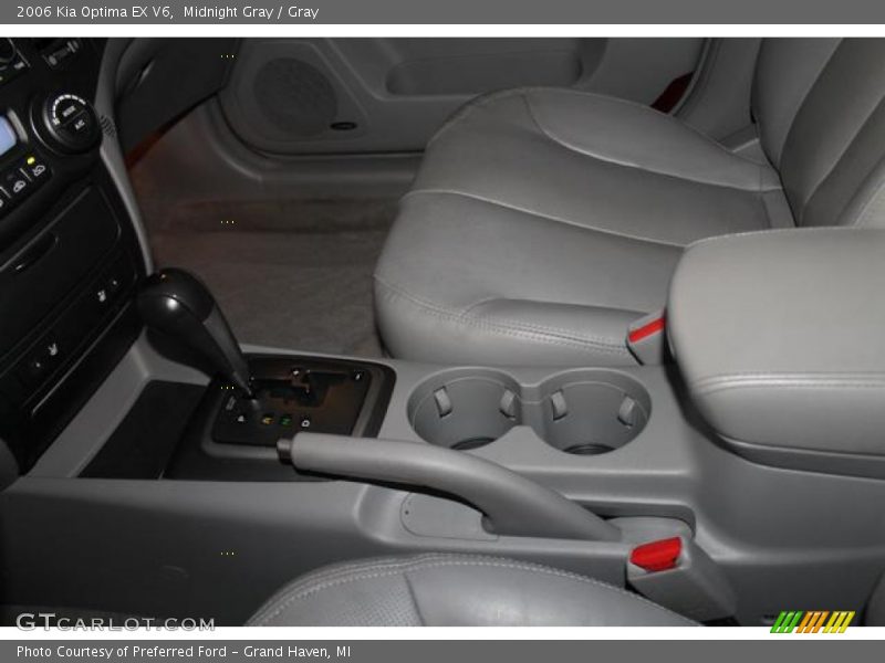 Midnight Gray / Gray 2006 Kia Optima EX V6