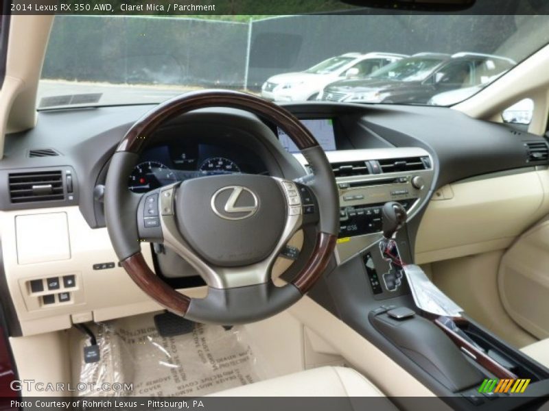 Dashboard of 2014 RX 350 AWD