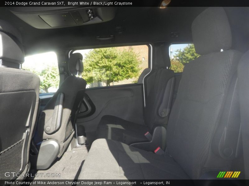Bright White / Black/Light Graystone 2014 Dodge Grand Caravan SXT