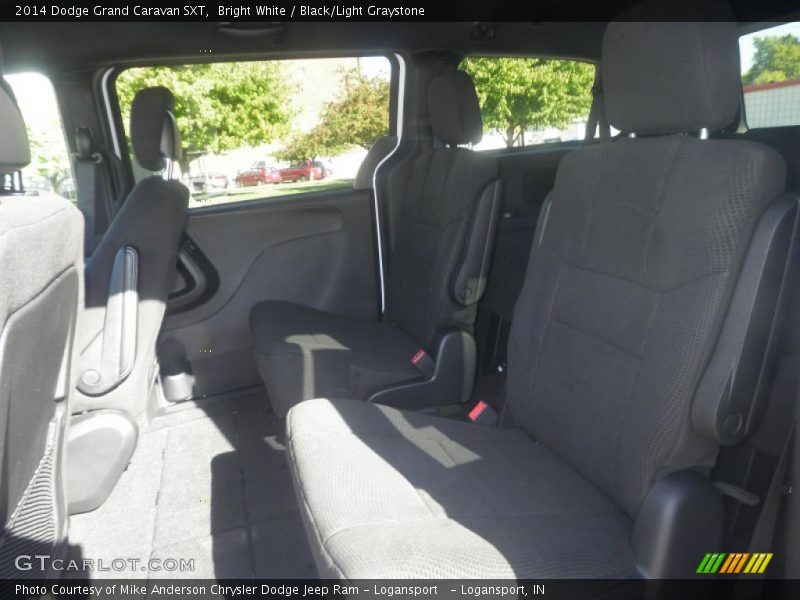 Bright White / Black/Light Graystone 2014 Dodge Grand Caravan SXT