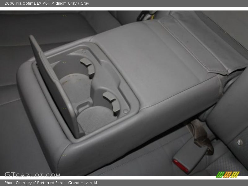 Midnight Gray / Gray 2006 Kia Optima EX V6