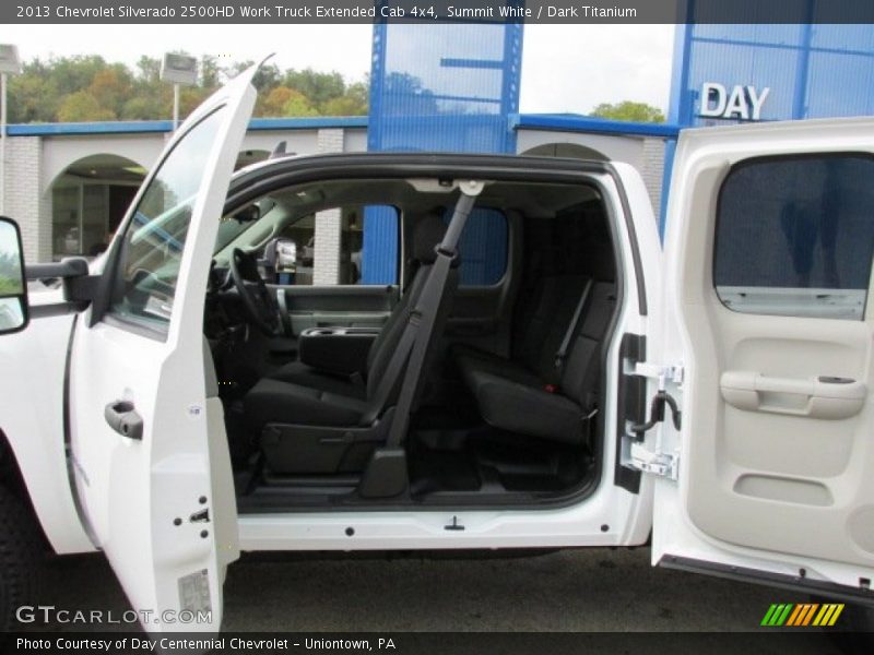 Summit White / Dark Titanium 2013 Chevrolet Silverado 2500HD Work Truck Extended Cab 4x4
