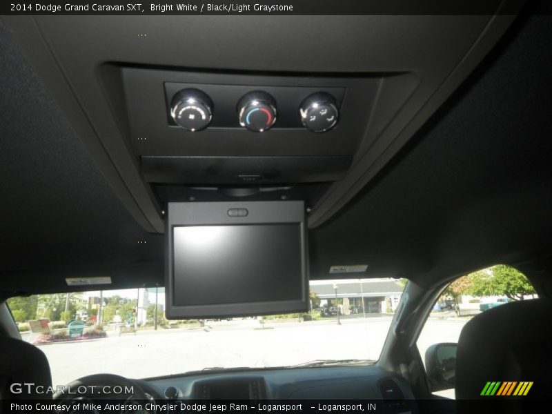 Bright White / Black/Light Graystone 2014 Dodge Grand Caravan SXT