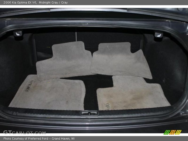 Midnight Gray / Gray 2006 Kia Optima EX V6