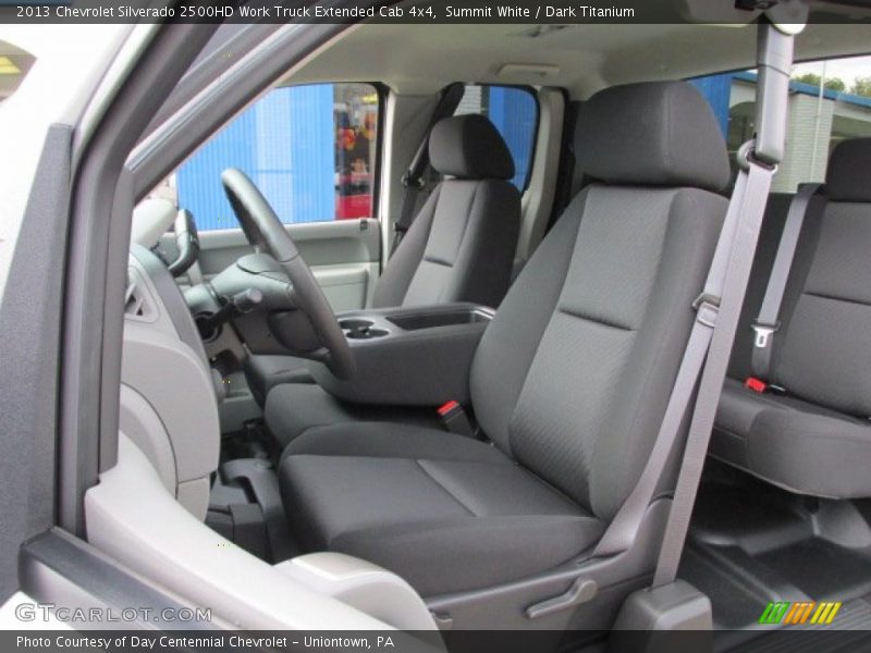 Summit White / Dark Titanium 2013 Chevrolet Silverado 2500HD Work Truck Extended Cab 4x4