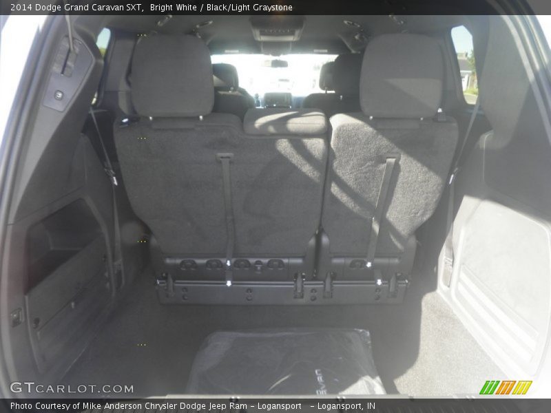 Bright White / Black/Light Graystone 2014 Dodge Grand Caravan SXT