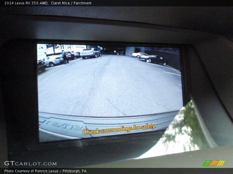 Claret Mica / Parchment 2014 Lexus RX 350 AWD