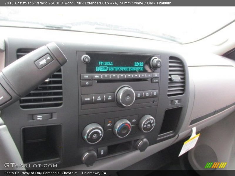 Summit White / Dark Titanium 2013 Chevrolet Silverado 2500HD Work Truck Extended Cab 4x4