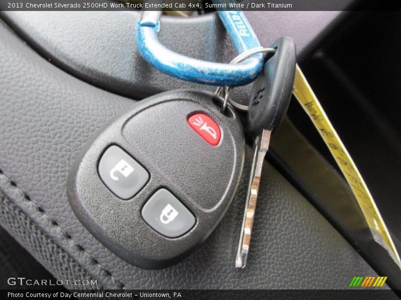Summit White / Dark Titanium 2013 Chevrolet Silverado 2500HD Work Truck Extended Cab 4x4