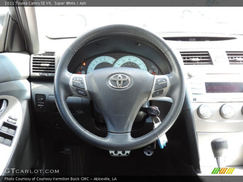 Super White / Ash 2011 Toyota Camry SE V6