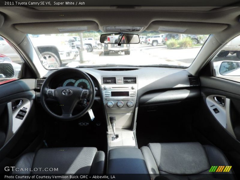 Super White / Ash 2011 Toyota Camry SE V6