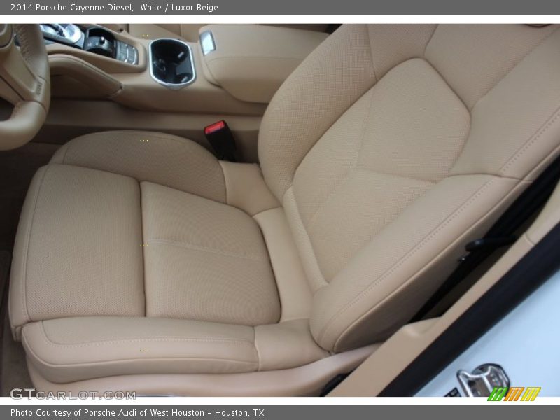 Front Seat of 2014 Cayenne Diesel