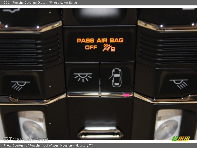 White / Luxor Beige 2014 Porsche Cayenne Diesel