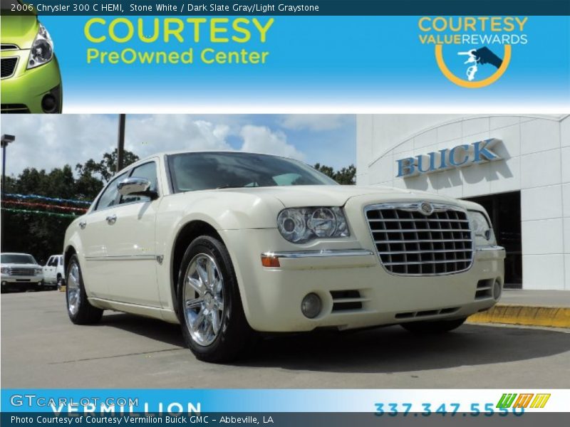 Stone White / Dark Slate Gray/Light Graystone 2006 Chrysler 300 C HEMI