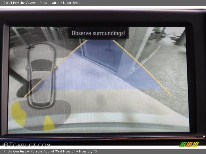 White / Luxor Beige 2014 Porsche Cayenne Diesel