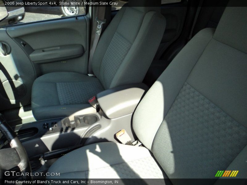 Stone White / Medium Slate Gray 2006 Jeep Liberty Sport 4x4
