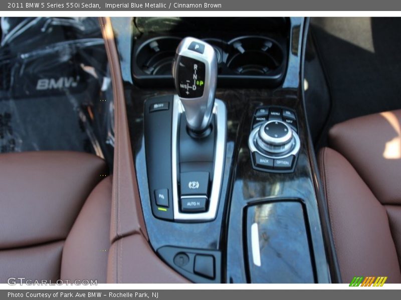 Imperial Blue Metallic / Cinnamon Brown 2011 BMW 5 Series 550i Sedan