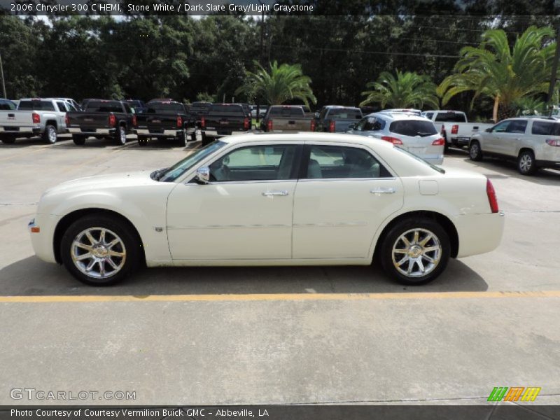 Stone White / Dark Slate Gray/Light Graystone 2006 Chrysler 300 C HEMI